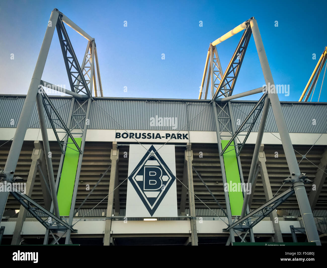 Staidum Football Borussia Park à Monchengladbach Banque D'Images