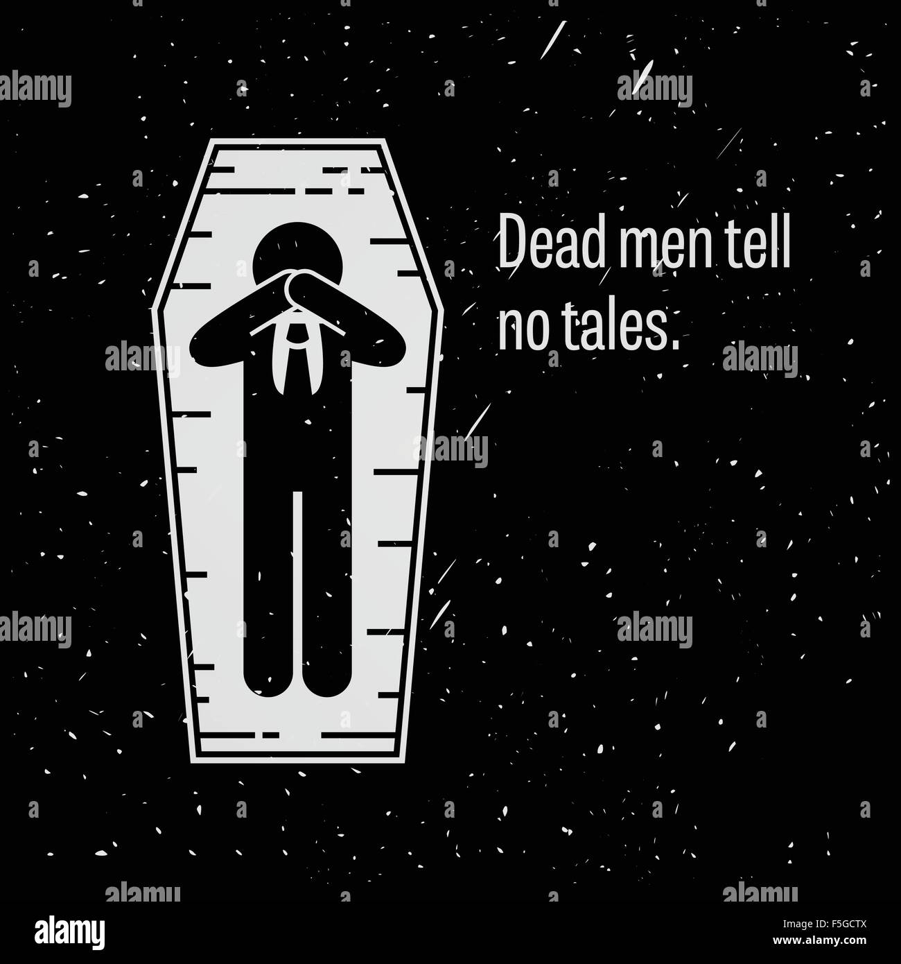 Dead Men Tell No Tales Illustration de Vecteur