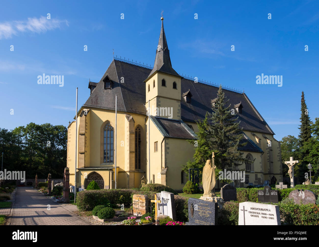 Église de pèlerinage Maria Sondheim, Arnstein, En Basse-franconie, Franconia, Bavaria, Germany Banque D'Images