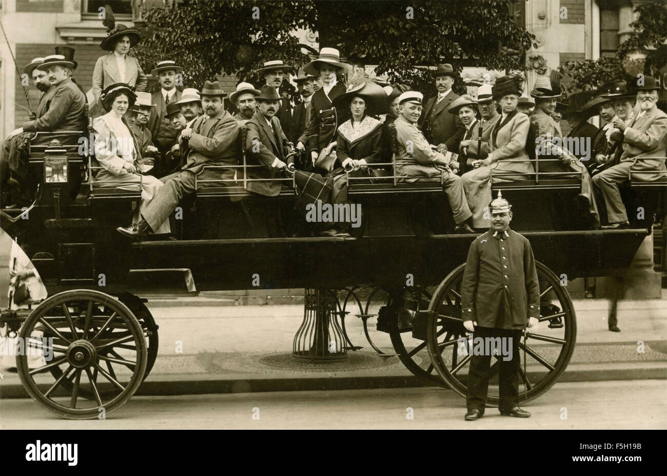 Les transports publics à cheval, Berlin, Allemagne Banque D'Images