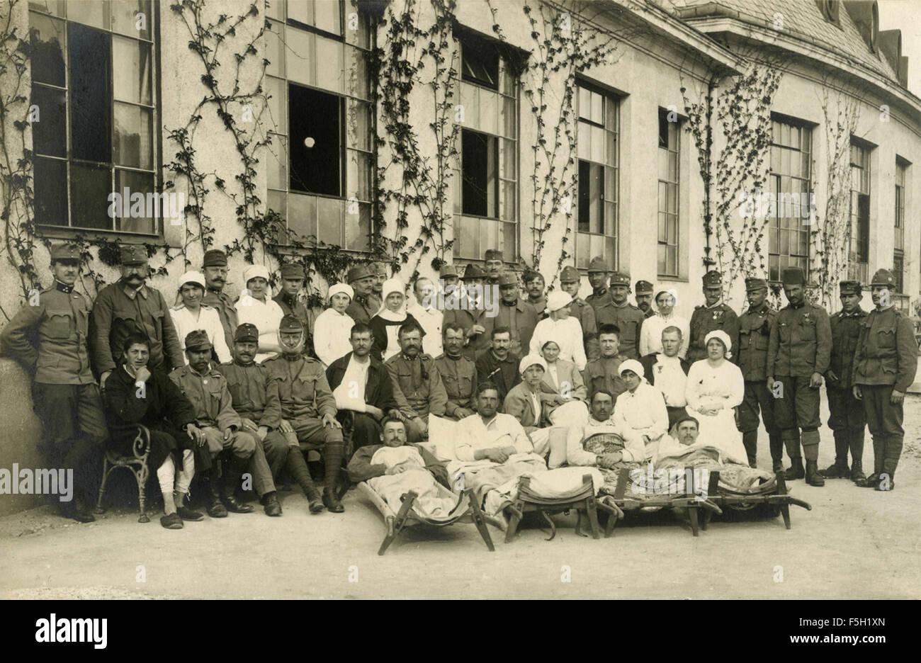Les anciens combattants de la Première Guerre mondiale, Italie Banque D'Images