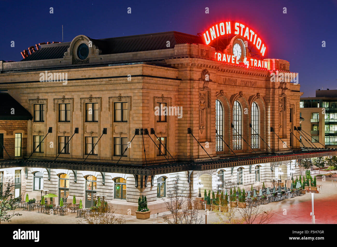 La gare Union, Denver, Colorado USA Banque D'Images