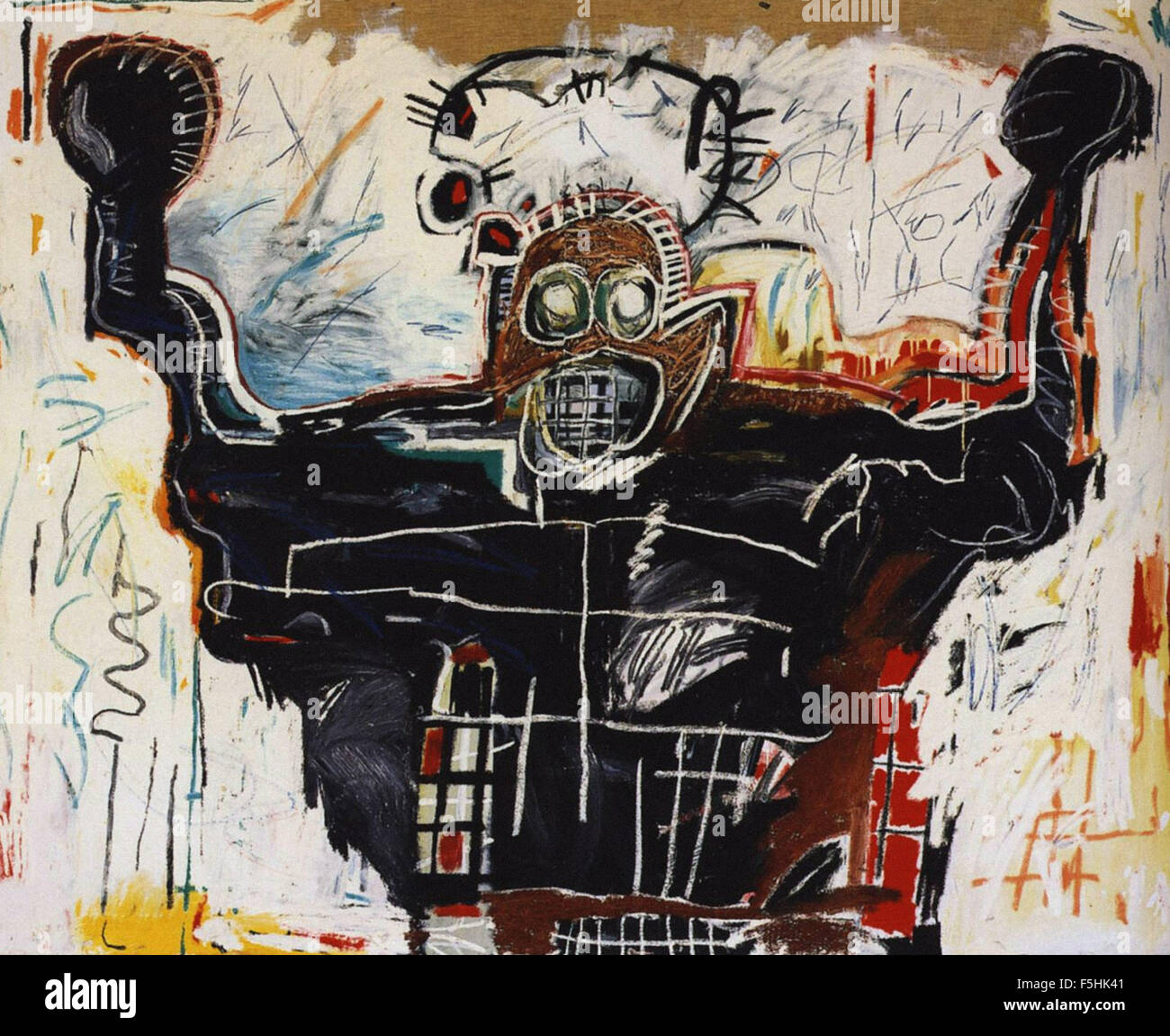 Jean Michel Basquiat Boxer Banque D'Images