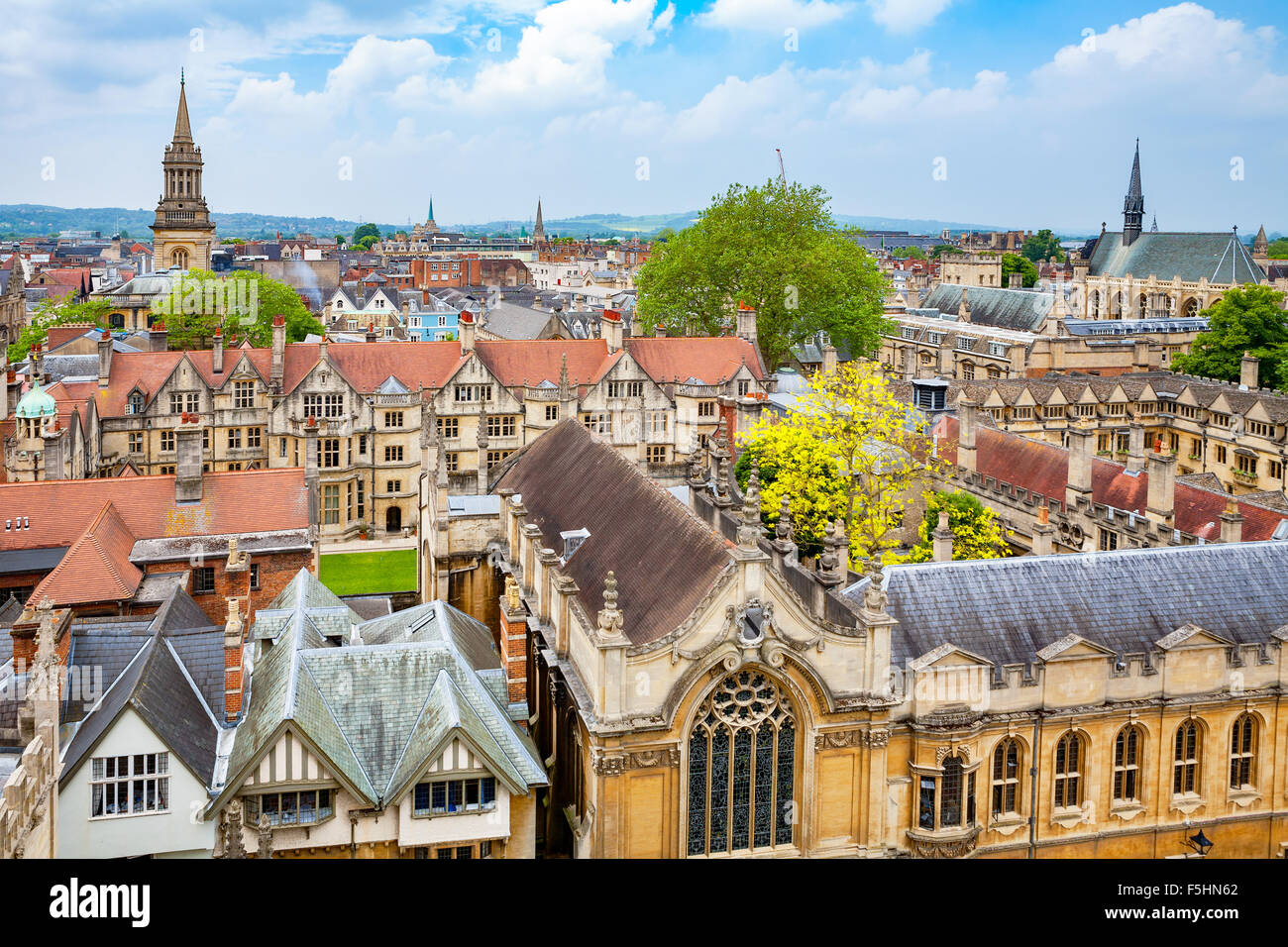 La Ville d'Oxford. L'Angleterre Banque D'Images