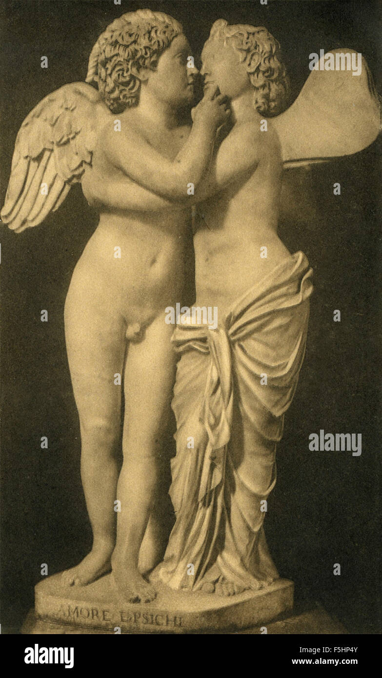Statue De Cupidon Et Psyche Florence Italie Photo Stock Alamy