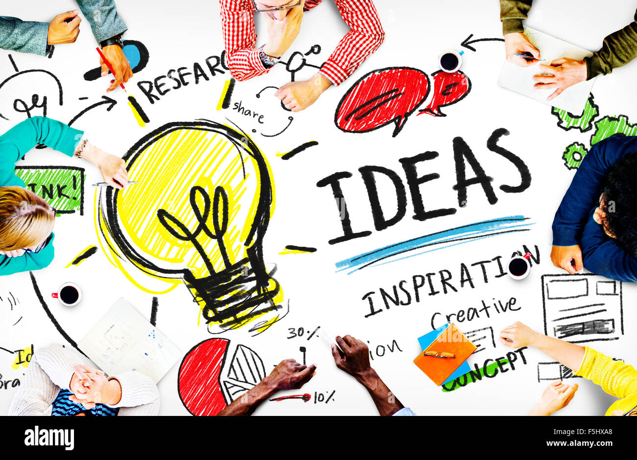 La créativité de l\u0027innovation des idées d\u0027Inspiration