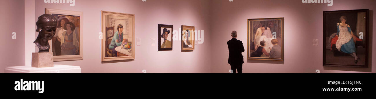 Edinburgh, Royaume-Uni. 5 novembre, 2015. Appuyez sur view écossais moderne : des femmes peintres et sculpteurs 1885-1965. Scottish National Gallery of Modern Art (Art Moderne Deux) Afficher une nouvelle exposition écossais moderne : des femmes peintres et sculpteurs 1885-1965. Pako Mera/Alamy Live News. Banque D'Images Edinburgh, Royaume-Uni. 5 novembre, 2015. Appuyez sur view écossais moderne : des femmes peintres et sculpteurs 1885-1965. Scottish National Gallery of Modern Art (Art Moderne Deux) Afficher une nouvelle exposition écossais moderne : des femmes peintres et sculpteurs 1885-1965. Pako Mera/Alamy Live News. Banque D'Images