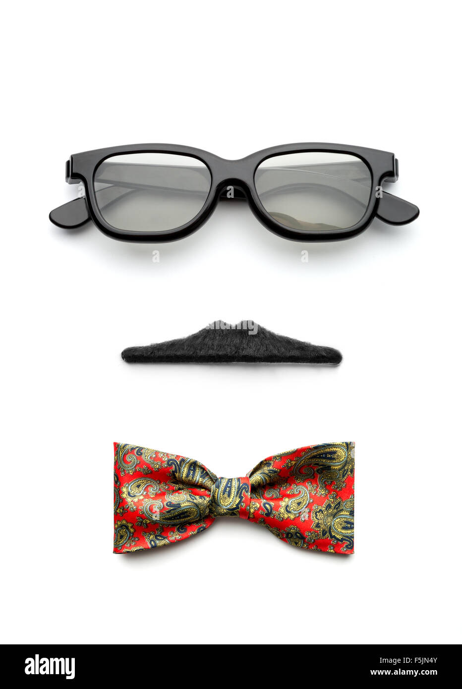 Mustache bow tie Banque de photographies et d'images à haute résolution -  Alamy