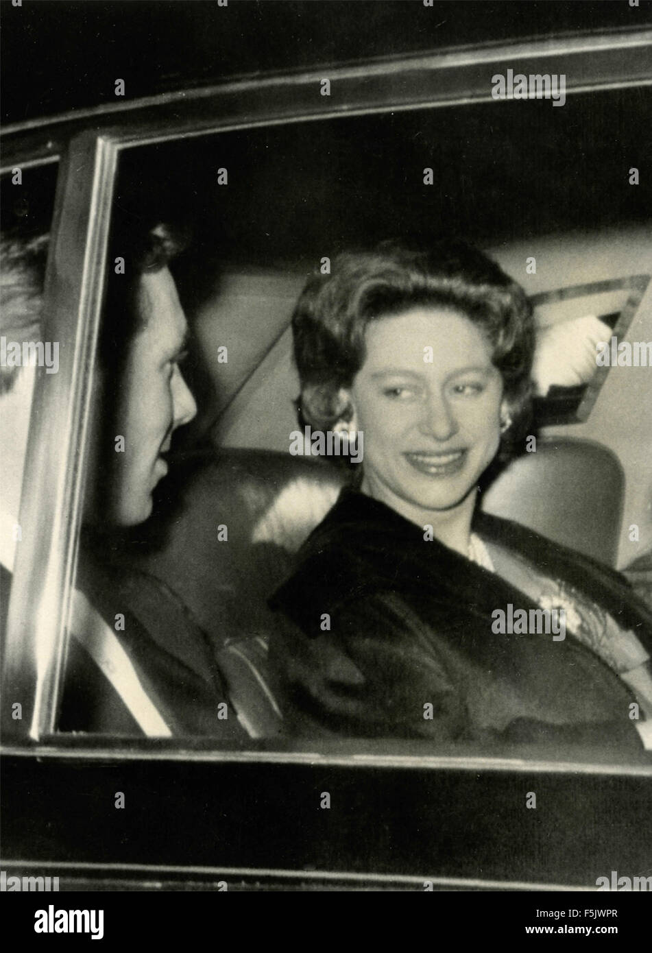 La princesse Margaret d'Angleterre et son mari Tony Armstrong , Royaume-Uni Banque D'Images