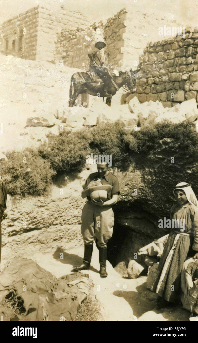Militaire coloniale italienne , Afrique Banque D'Images