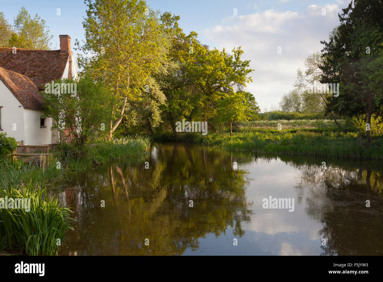 Moulin de Flatford, Suffolk Banque D'Images