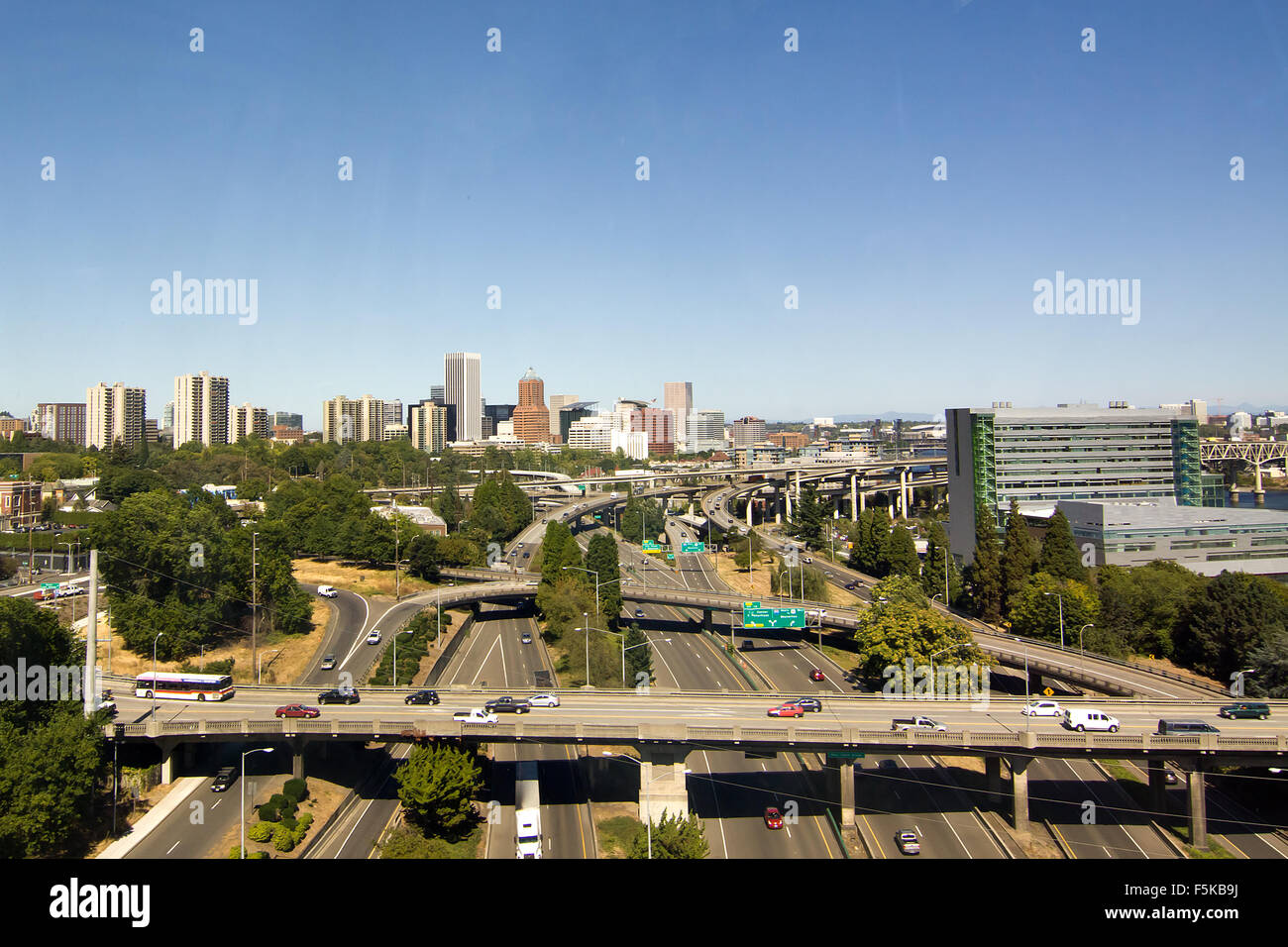 Portland, Oregon skyline Banque D'Images