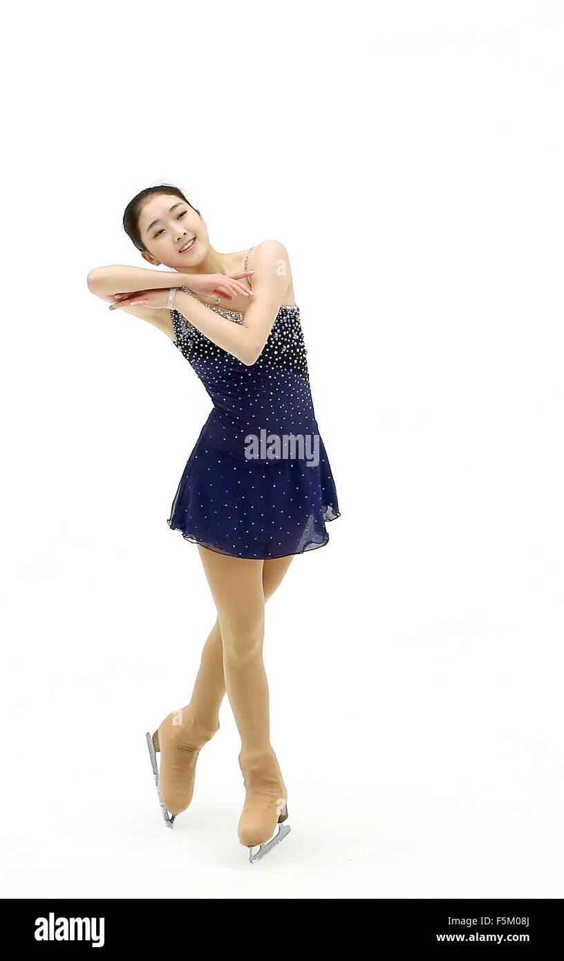 Beijing, Chine. Nov 6, 2015. Zijun Li de la Chine effectue pendant le simple dames programme court à l'Audi Coupe de Chine 2015 ISU Grand Prix of Figure Skating à Beijing, Chine, 6 novembre 2015. Credit : Cao Peut/Xinhua/Alamy Live News Banque D'Images