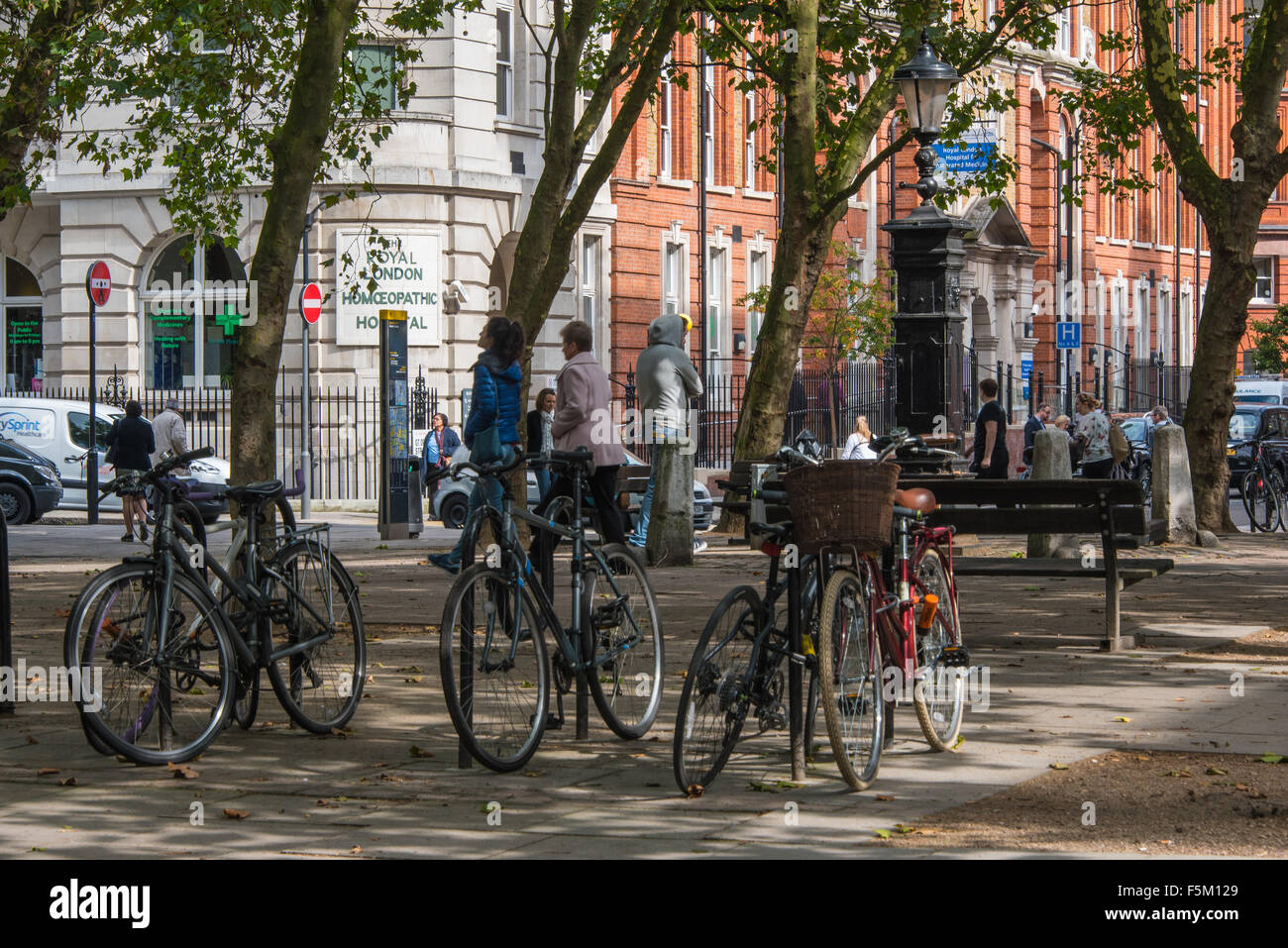 Cycles de Queen Square Banque D'Images