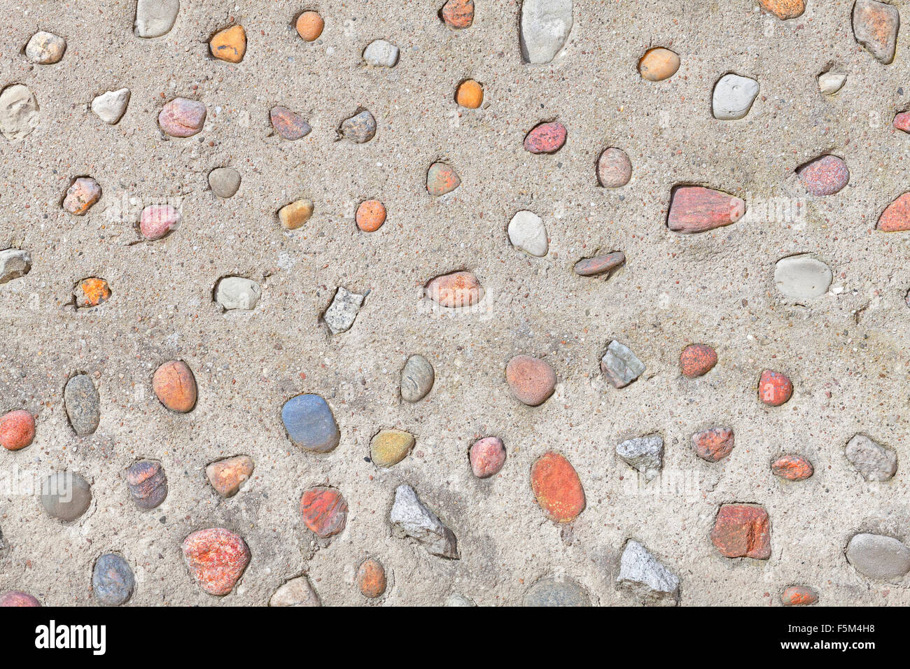 En pierres du mur de ciment naturel, résumé fond ou la texture. Banque D'Images