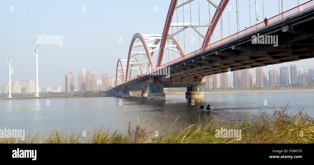 Tianjin Eco-City. 28-Nov-2014 Banque D'Images