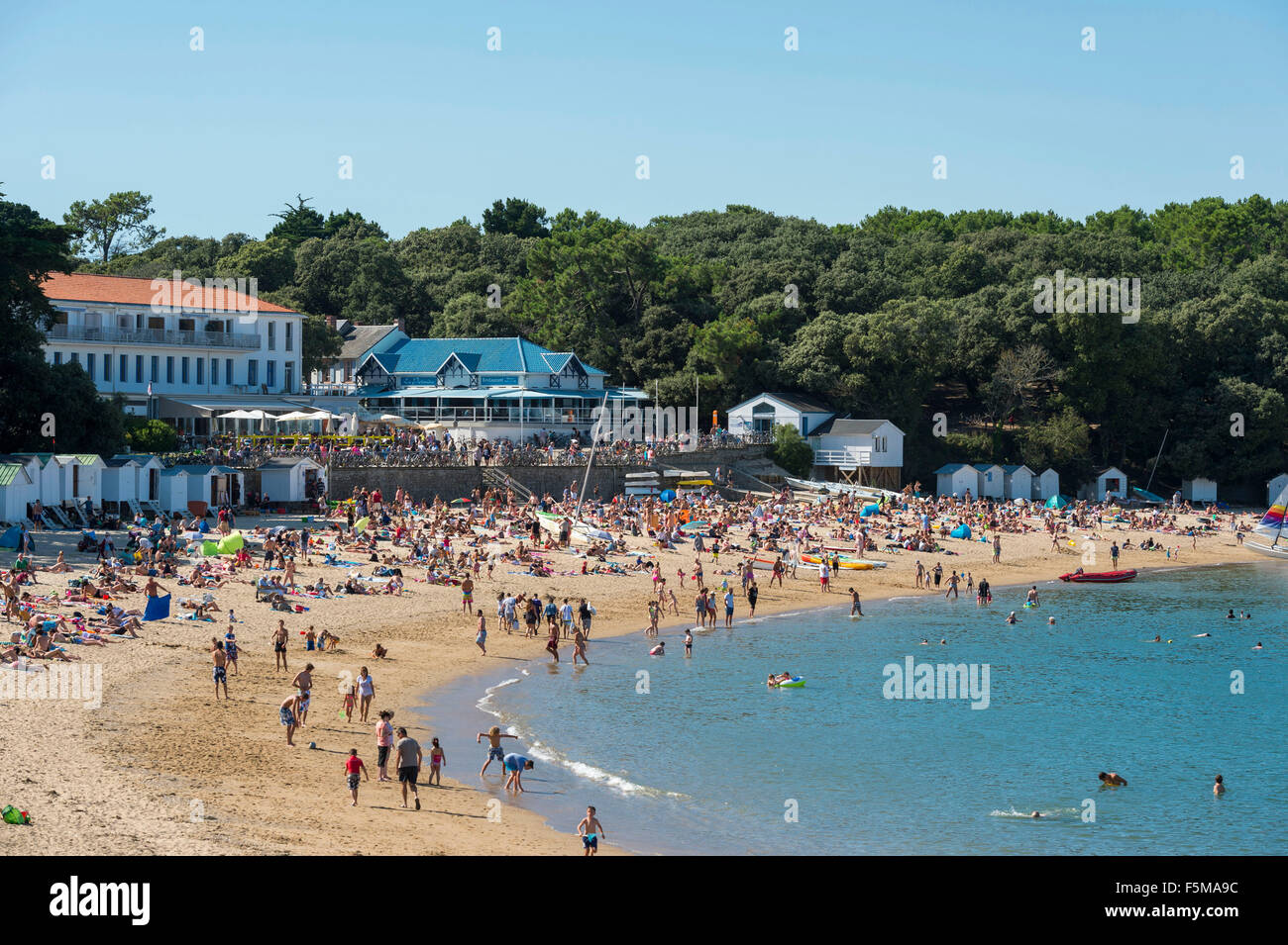 L'île de Noirmoutier (au large de la côte Atlantique de la France