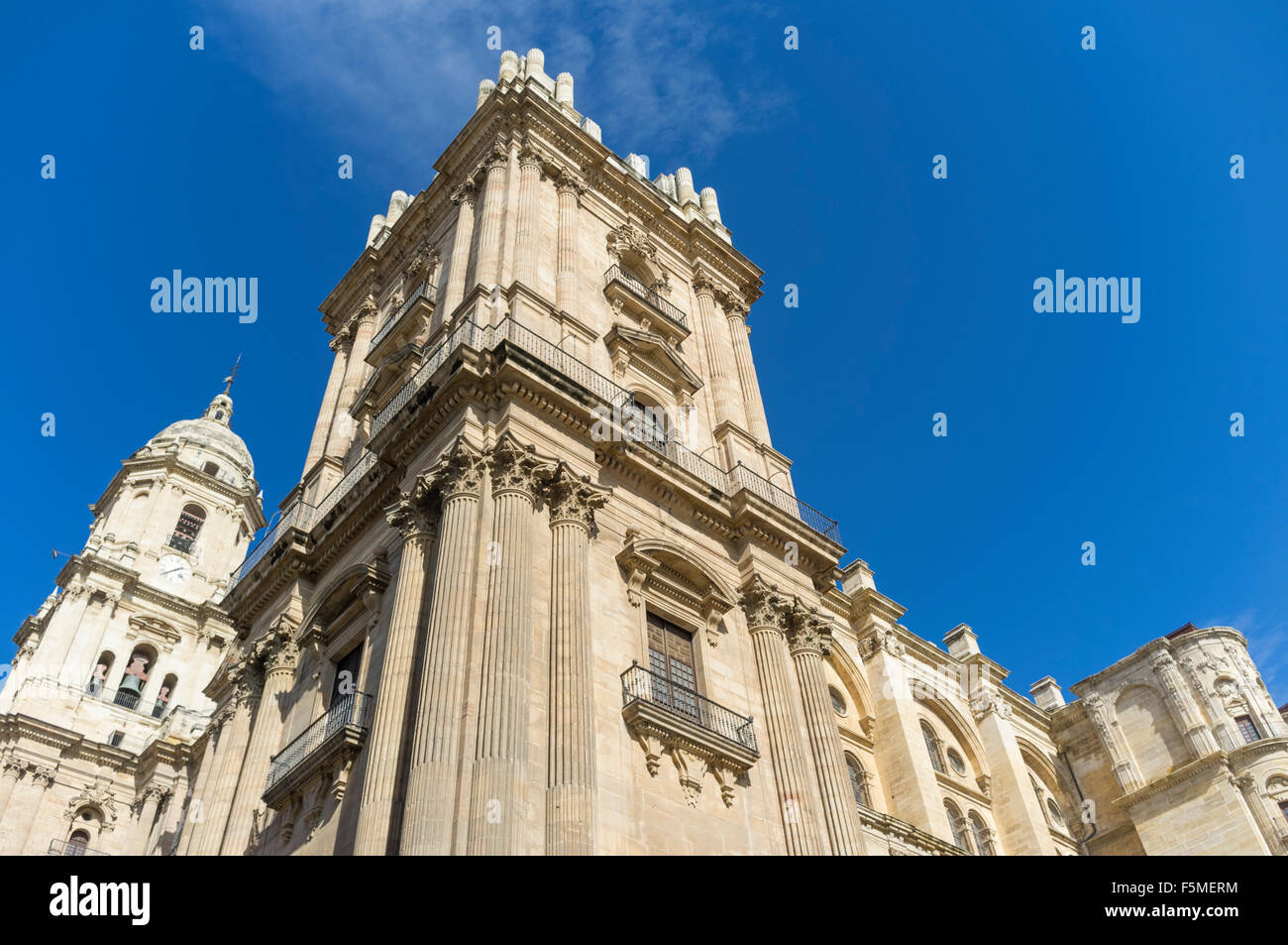 Cathédrale de Málaga, Andalousie, Espagne Banque D'Images