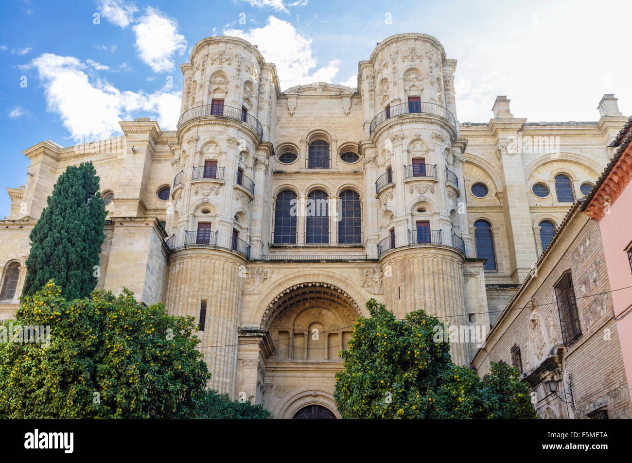 Cathédrale de Málaga, Andalousie, Espagne Banque D'Images
