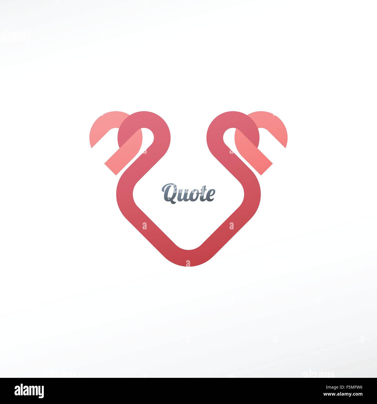 Guillemets et zone de texte isolé sur fond blanc. vecteur modèle bulle Illustration de Vecteur