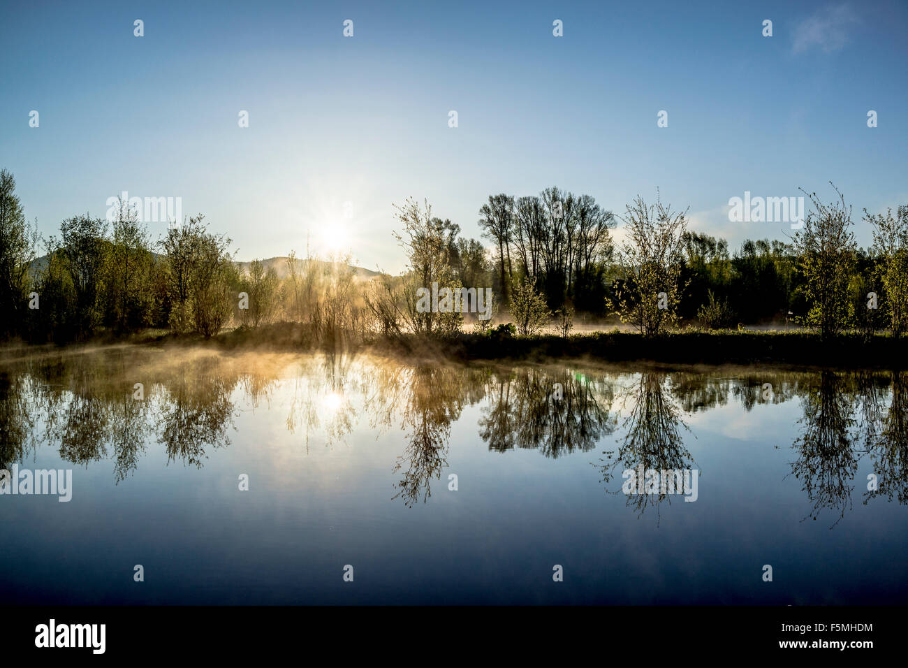 Paysage pittoresque prises dans le Wyoming, United States Banque D'Images