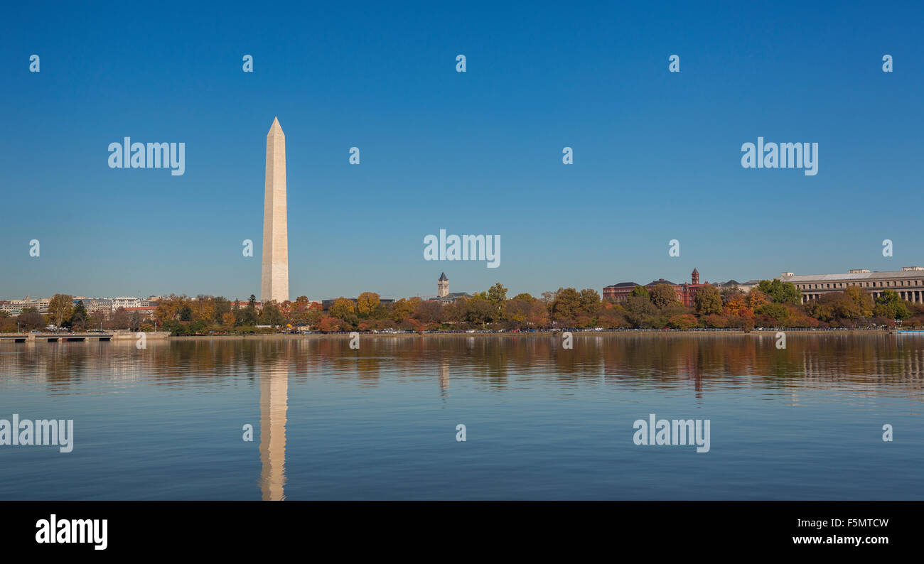 WASHINGTON, DC, USA - Washington Monument. Banque D'Images
