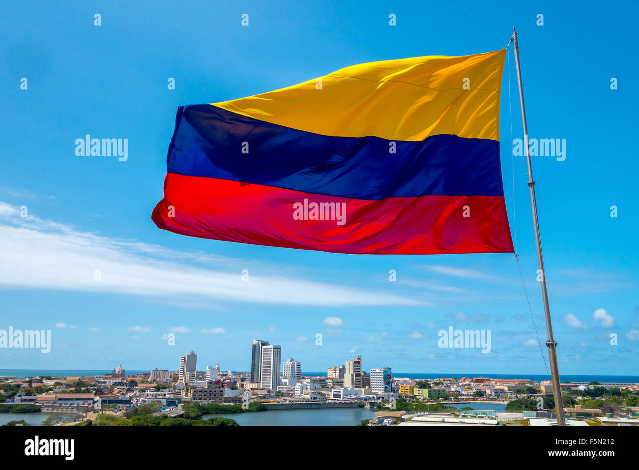 Beau portrait de Carthagène, Colombie Banque D'Images