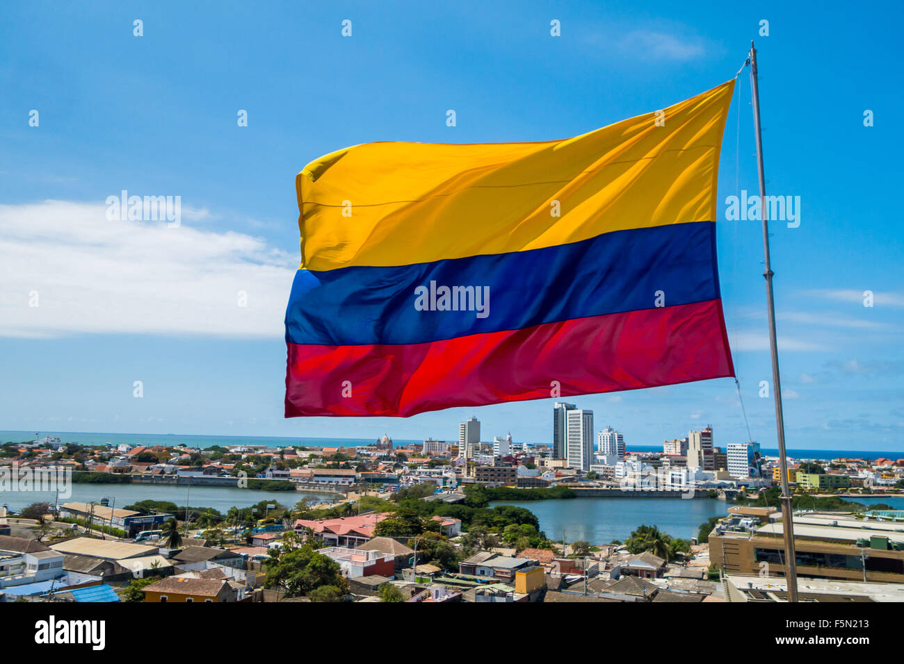 Beau portrait de Carthagène, Colombie Banque D'Images