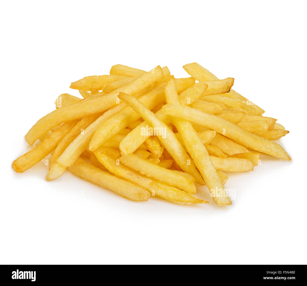 Pommes frites isolated on white Banque D'Images