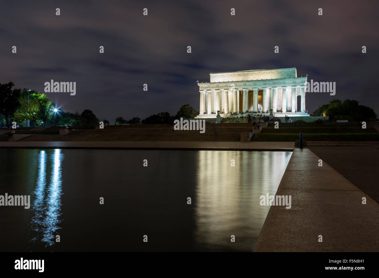 Le Lincoln Memorial à washington dc Banque D'Images