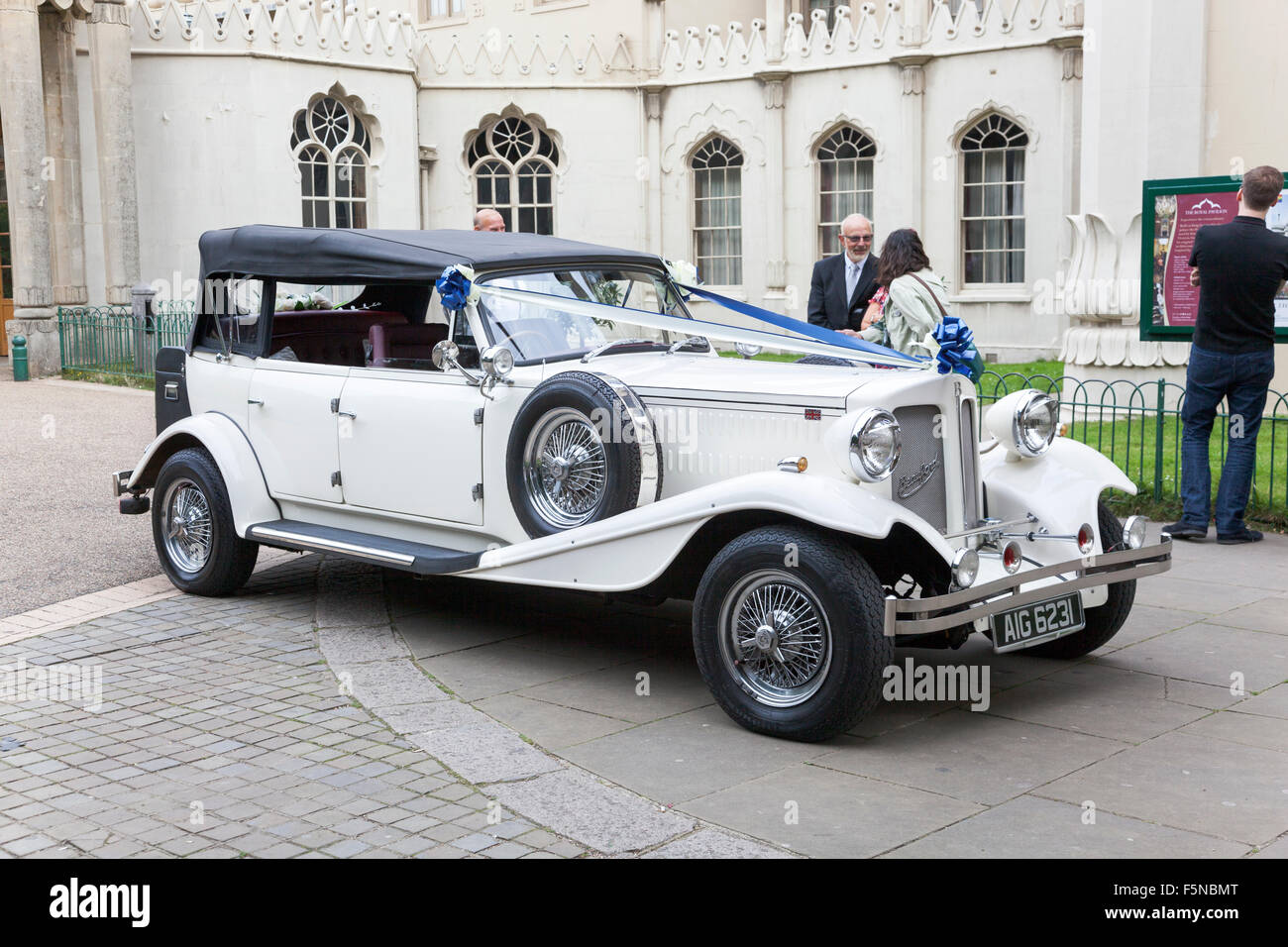 Une voiture stylisée Beauford vintage Banque D'Images
