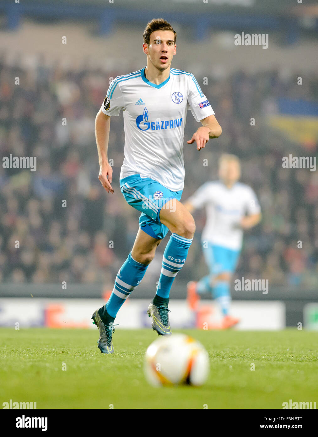 Prague, République tchèque. 05Th Nov, 2015. Leon Goretzka de Schalke au cours de l'Europa League Groupe K match de football entre le Sparta Prague et le FC Schalke 04 au stade de Letna à Prague, République tchèque, 05 novembre 2015. Photo : Thomas Eisenhuth/dpa/Alamy Live News Banque D'Images