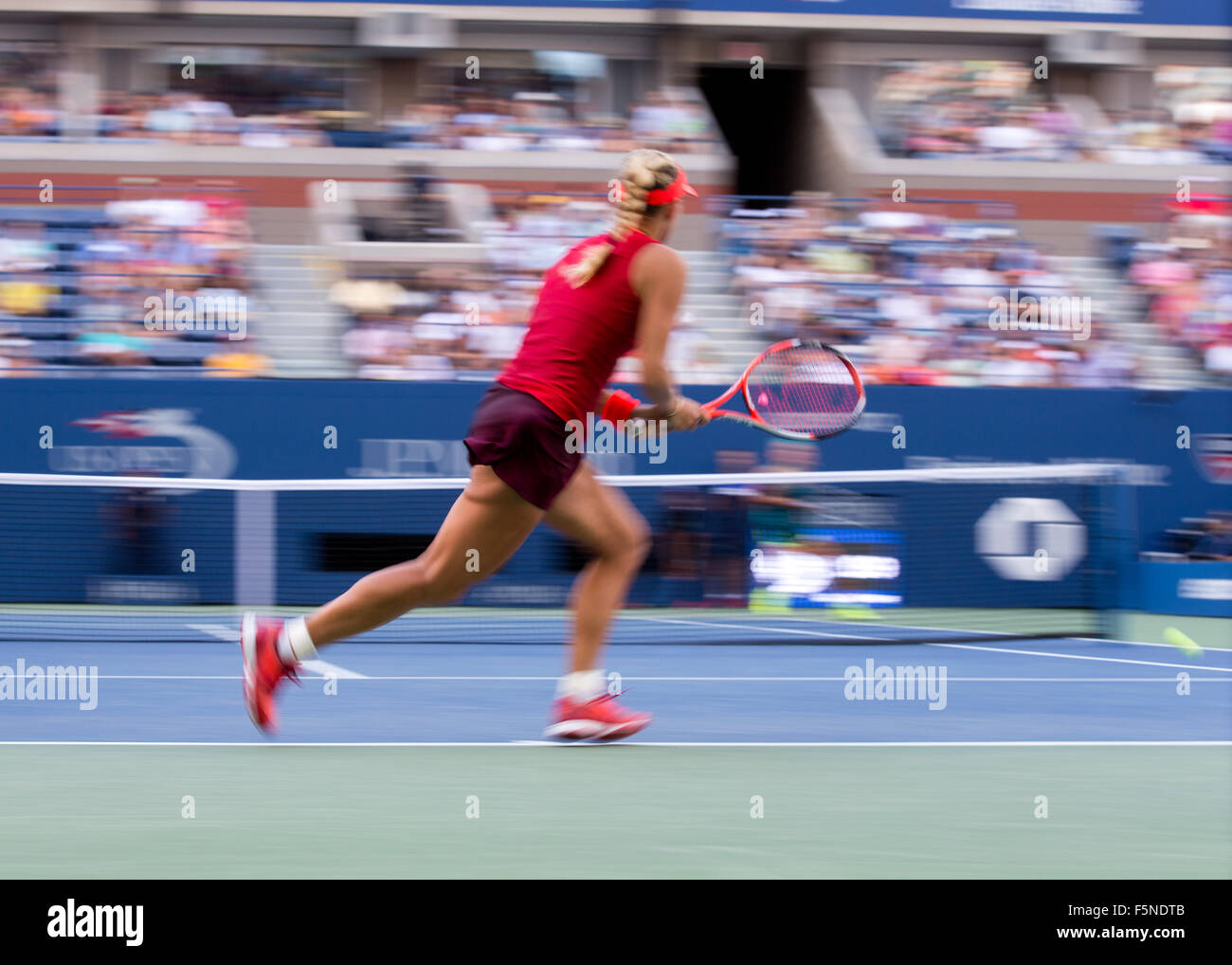 Angelique Kerber (GER) 2015 à l'US Open de Flushing Meadows, l'USTA Billie Jean King National Tennis Center, New York, USA, Banque D'Images