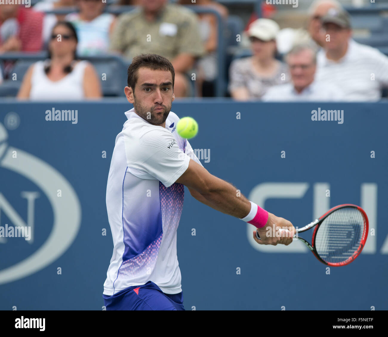 Marin Cilic (CRO) à l'US Open de Flushing Meadows 2015 ,l'USTA Billie Jean King National Tennis Center, New York, USA, Banque D'Images