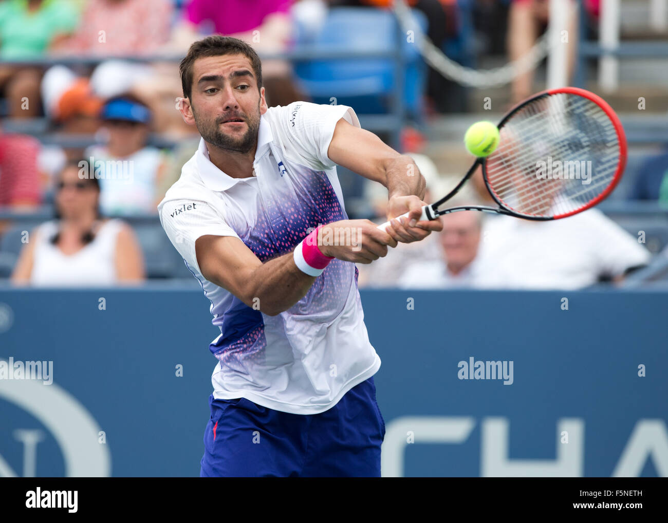 Marin Cilic (CRO) à l'US Open de Flushing Meadows 2015 ,l'USTA Billie Jean King National Tennis Center, New York, USA, Banque D'Images