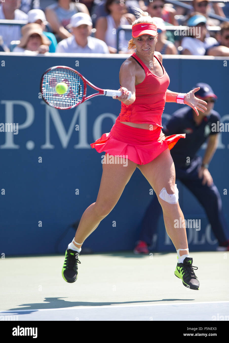 Sabine Lisicki (GER) à l'US Open 2015, l'USTA Billie Jean King National Tennis Center, New York, Banque D'Images