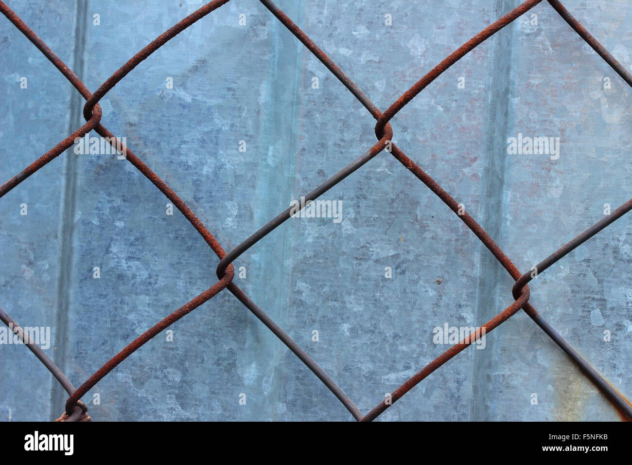 Old rusty metal Wire Mesh Banque D'Images