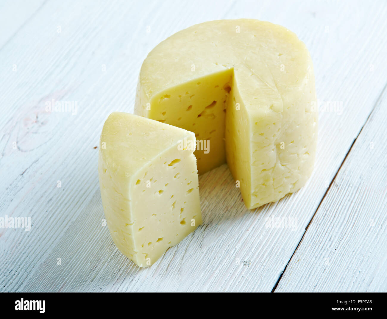 Jibneh Arabieh - Fromage blanc trouvés partout dans le Moyen-orient.populaires en Égypte et dans la région du golfe Arabo-Persique. Banque D'Images