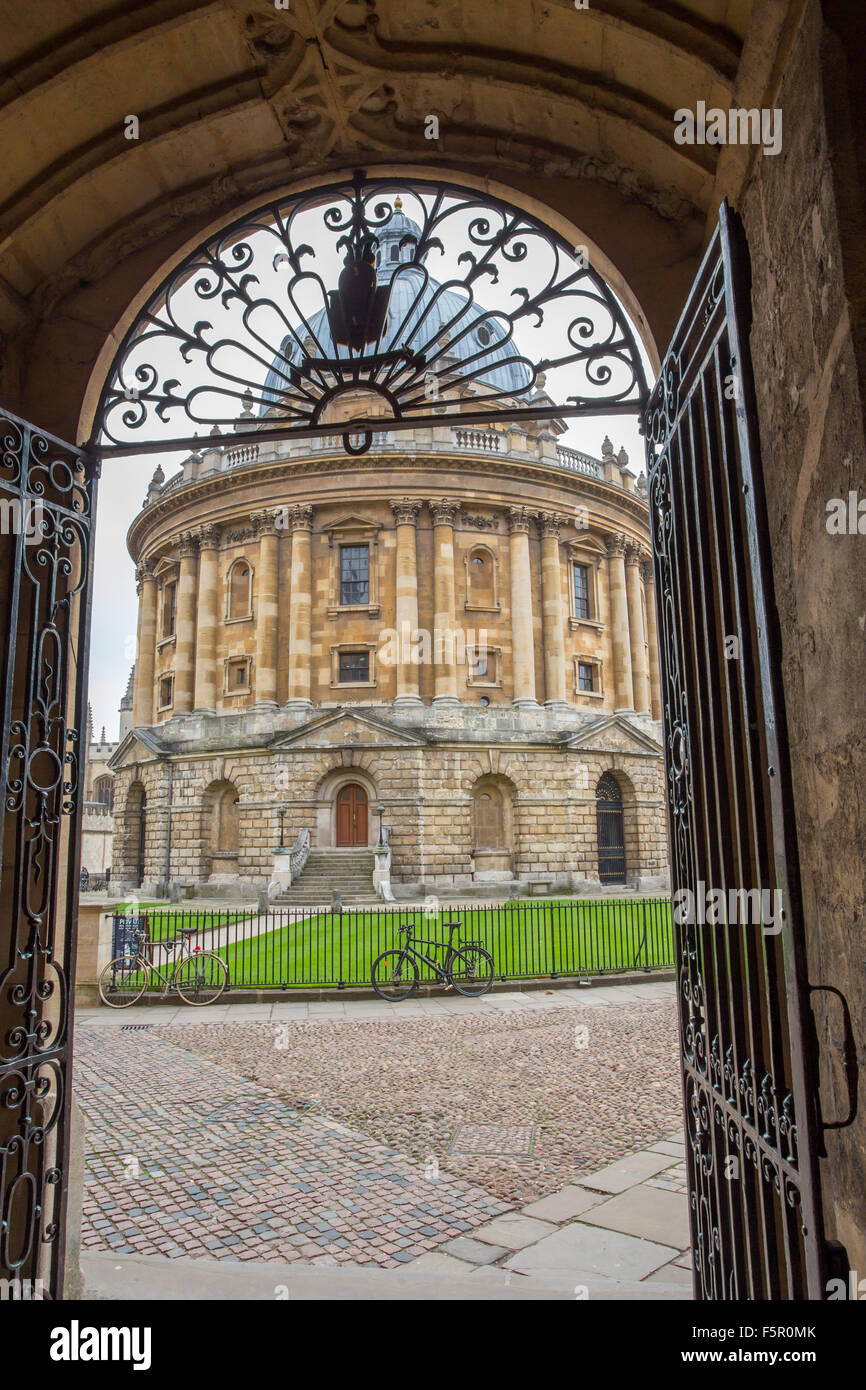 Radcliffe Camera, Université bibliothèque universitaire et des salles de lecture, Oxford Banque D'Images