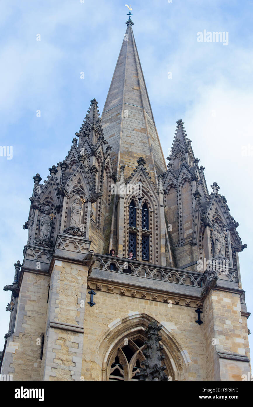 Église de l'Université de Sainte Marie la Vierge, Oxford city Banque D'Images