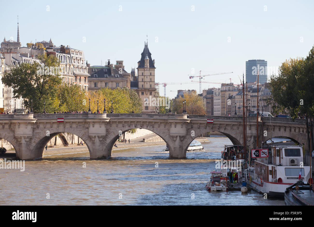 Le Pont Neuf, Paris, France. Banque D'Images