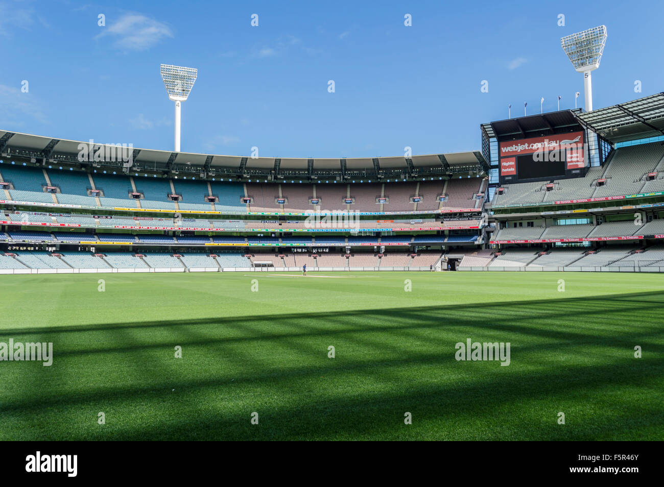 Le Melbourne Cricket Ground (MCG) est un stade sportif australien situé à Yarra Park, Melbourne, Victoria, et est le foyer de th Banque D'Images