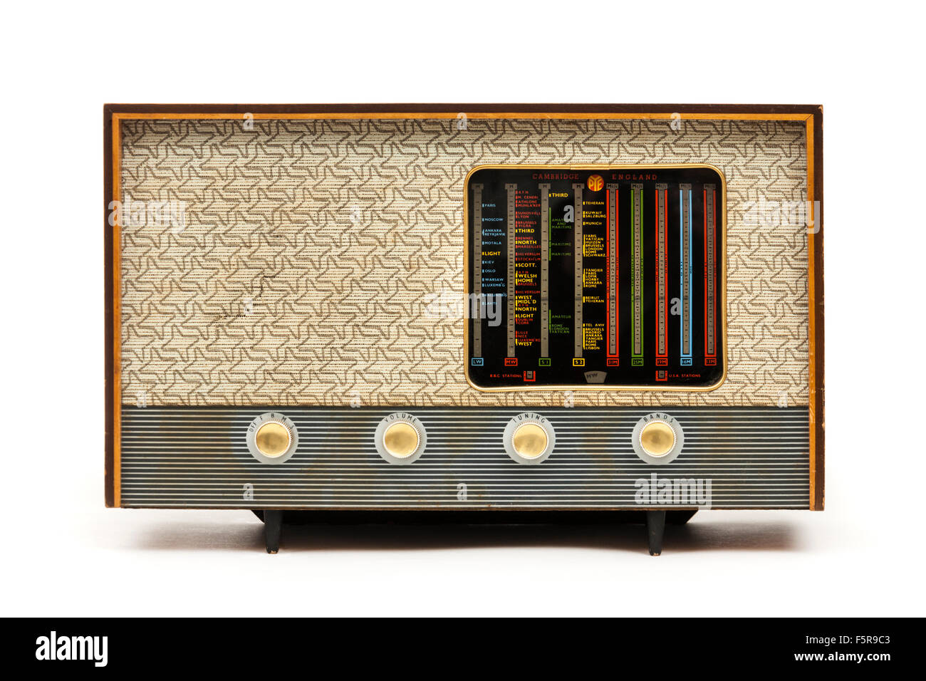 Pye P445U radio distributeur depuis les années 1950, faite à Cambridge, Angleterre Banque D'Images