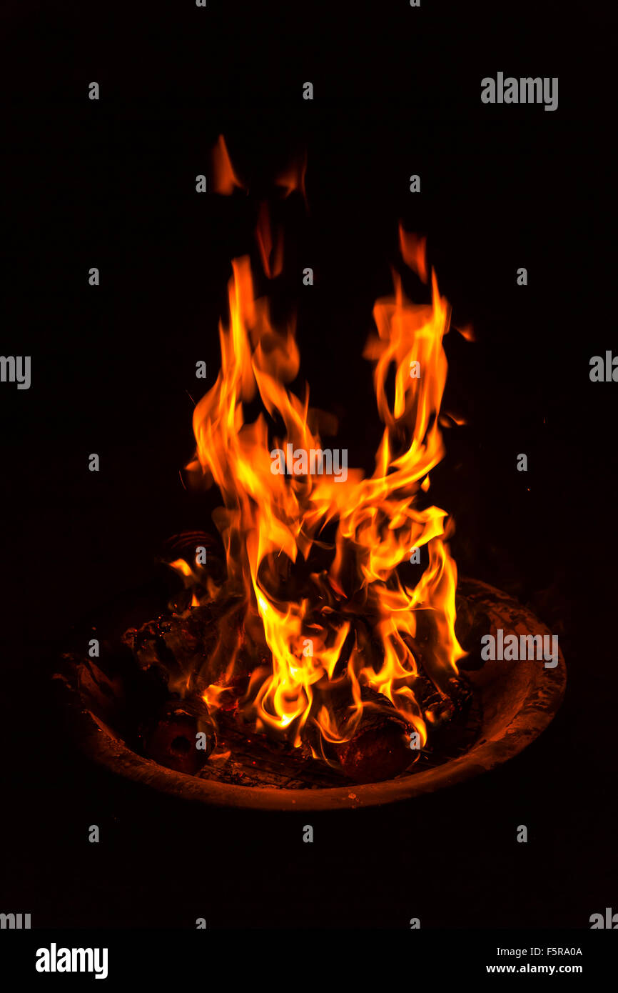 Puits du feu Banque D'Images