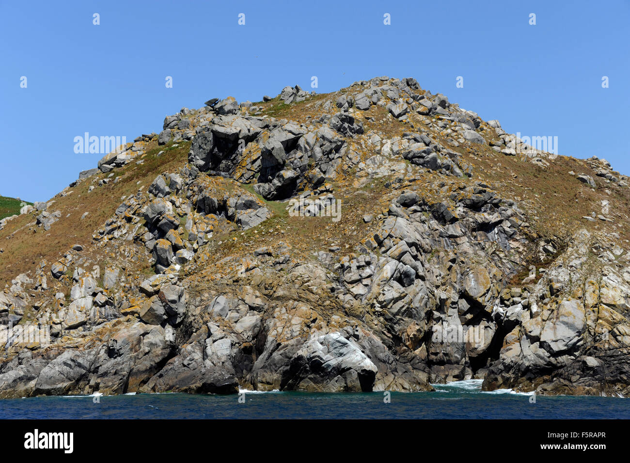 Ile Bono,archipel de Sept-Îles, Perros-Guirec, Côtes-d'Armor,Bretagne,Bretagne,France Banque D'Images