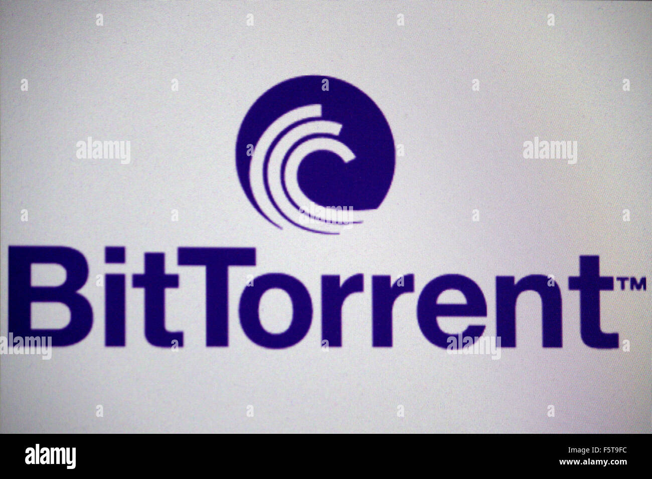 Markenname : 'Bit Torrent", Berlin. Banque D'Images
