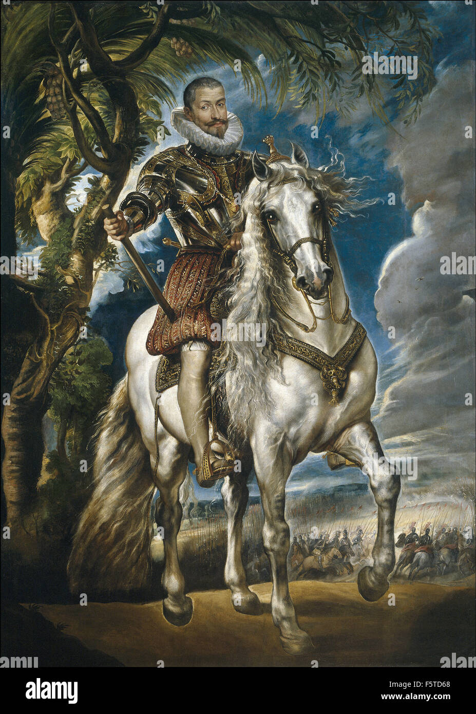 Peter Paul Rubens - Portrait équestre du Duc de Lerma Banque D'Images