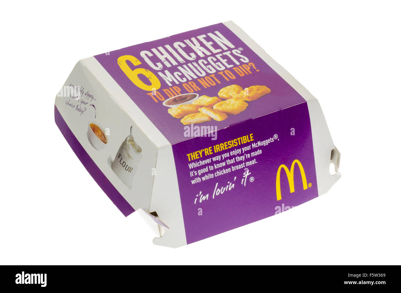 Fort de McDonald's ou nuggets de poulet McNuggets Restauration rapide Banque D'Images