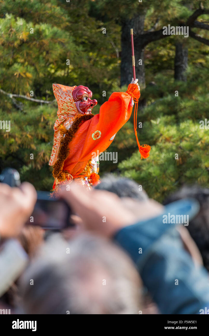 Tourné au cours d'une visite au palais impérial de Kyoto Banque D'Images