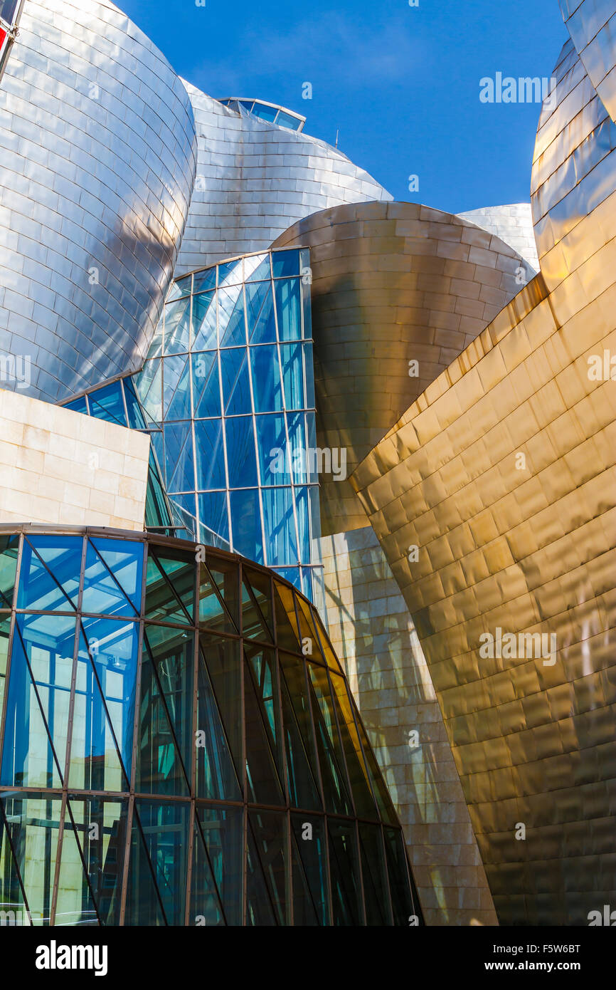 Musée Guggenheim. Bilbao, Biscaye, Pays Basque, Espagne, Europe. Banque D'Images